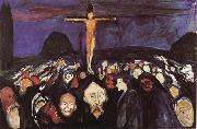 Edvard Munch Passion to Jesus oil